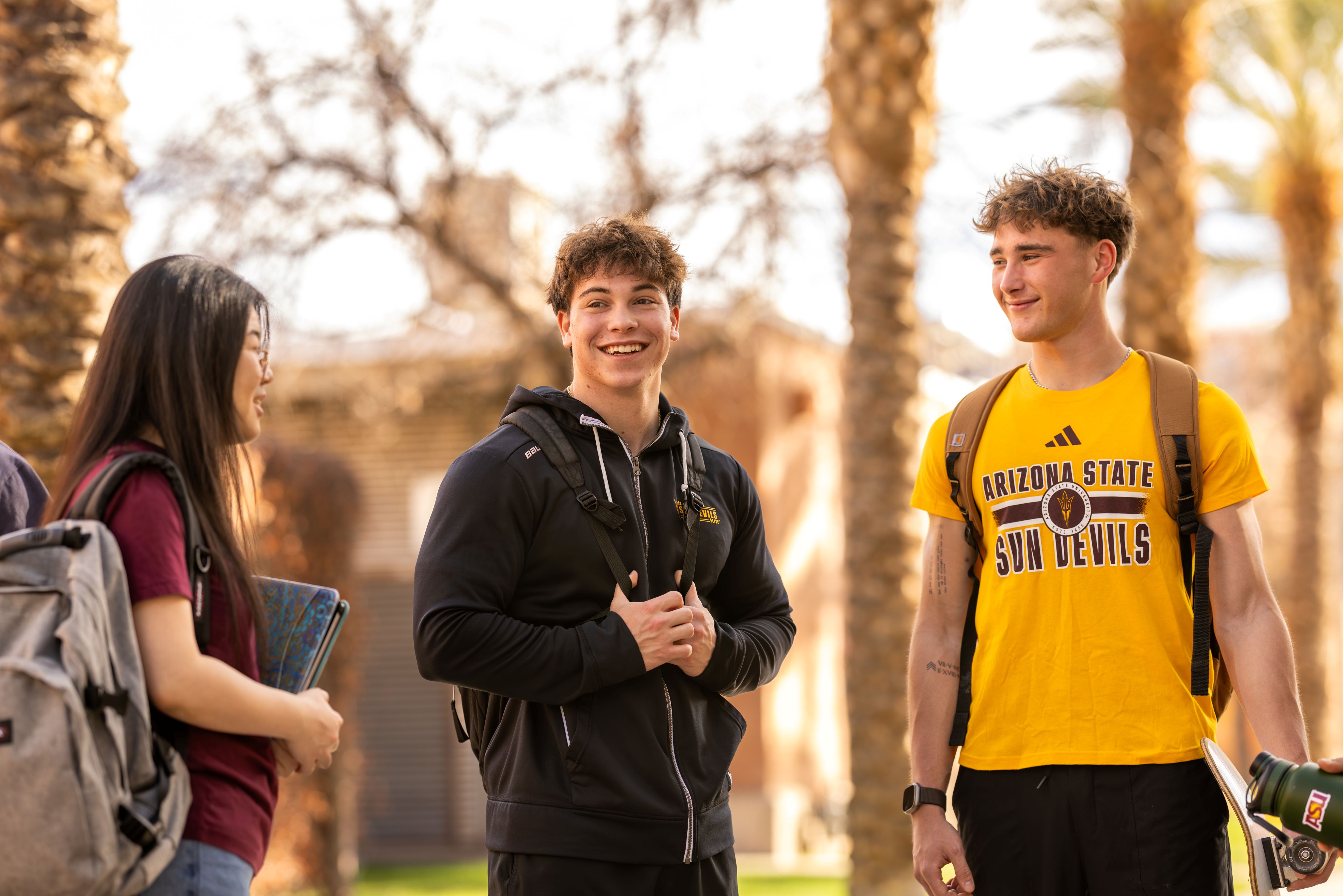 ASU students discussing