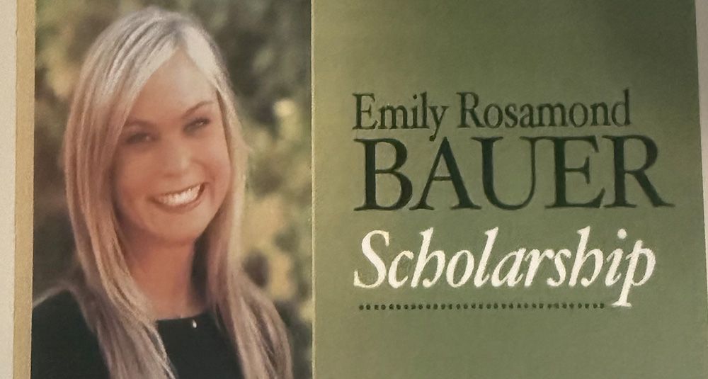 Emily Rosamond Bauer Scholarship